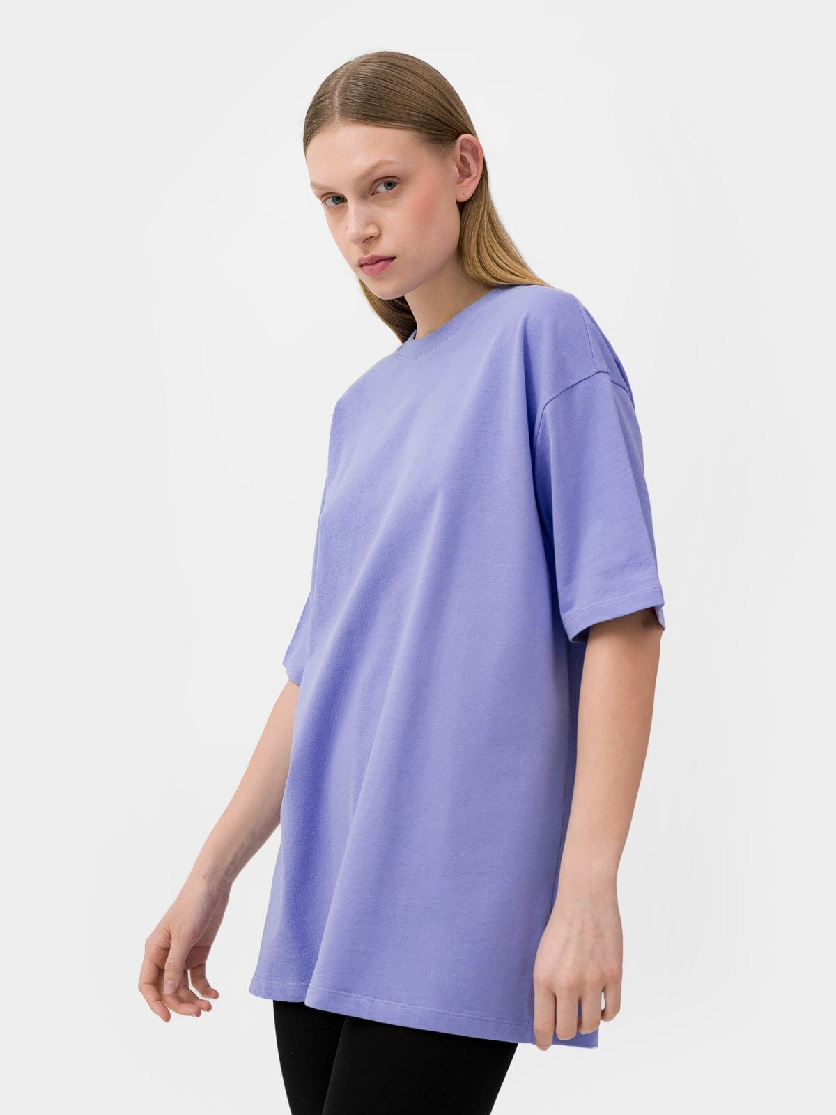 Tricou oversize cu imprimeu pentru femei