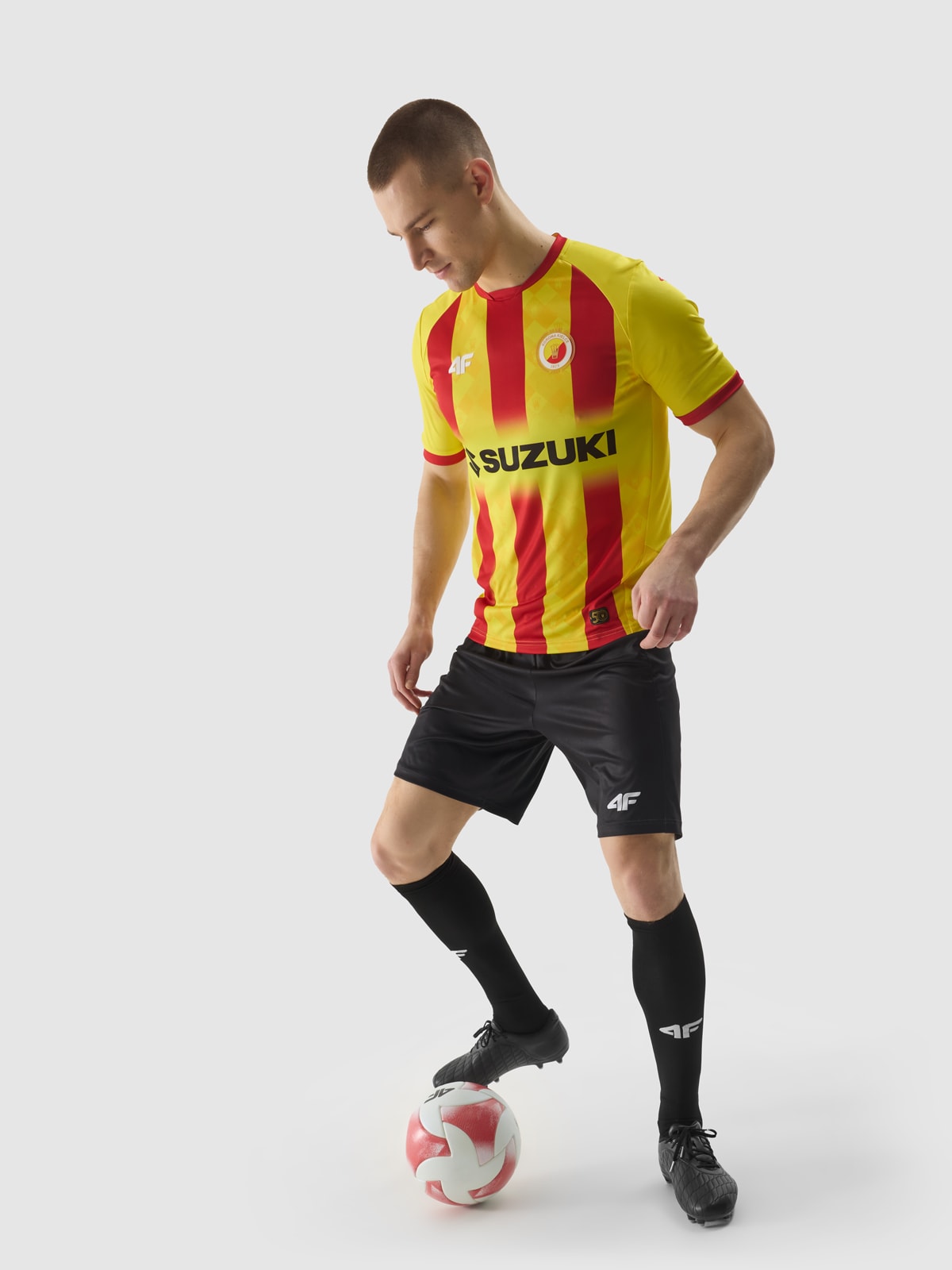 Tricou de echipa de acasă pentru bărbați 4F x Korona Kielce - galben