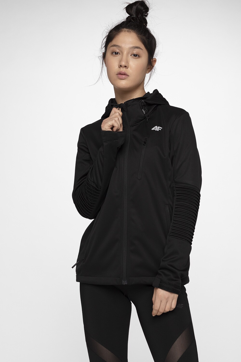 Jachetă softshell pentru femei SFD002 - negru intens