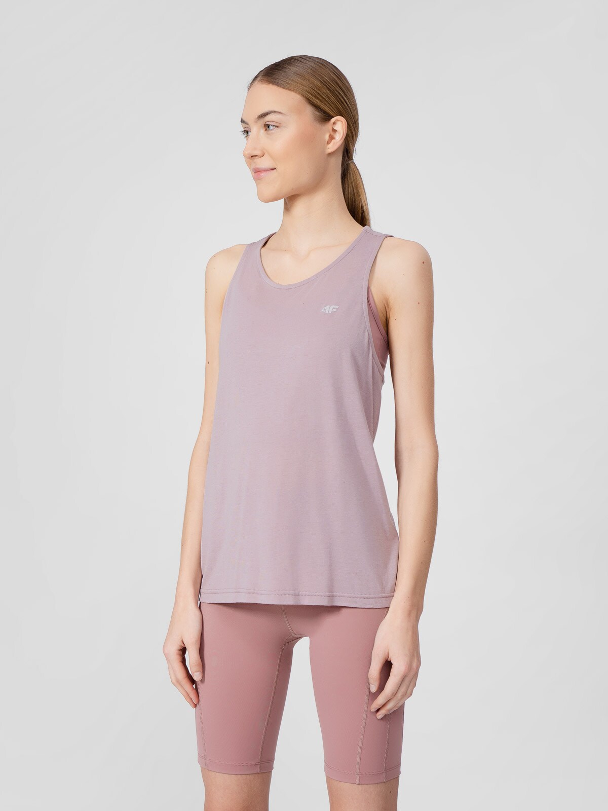 Top de yoga oversize cu adaos de modal pentru femei