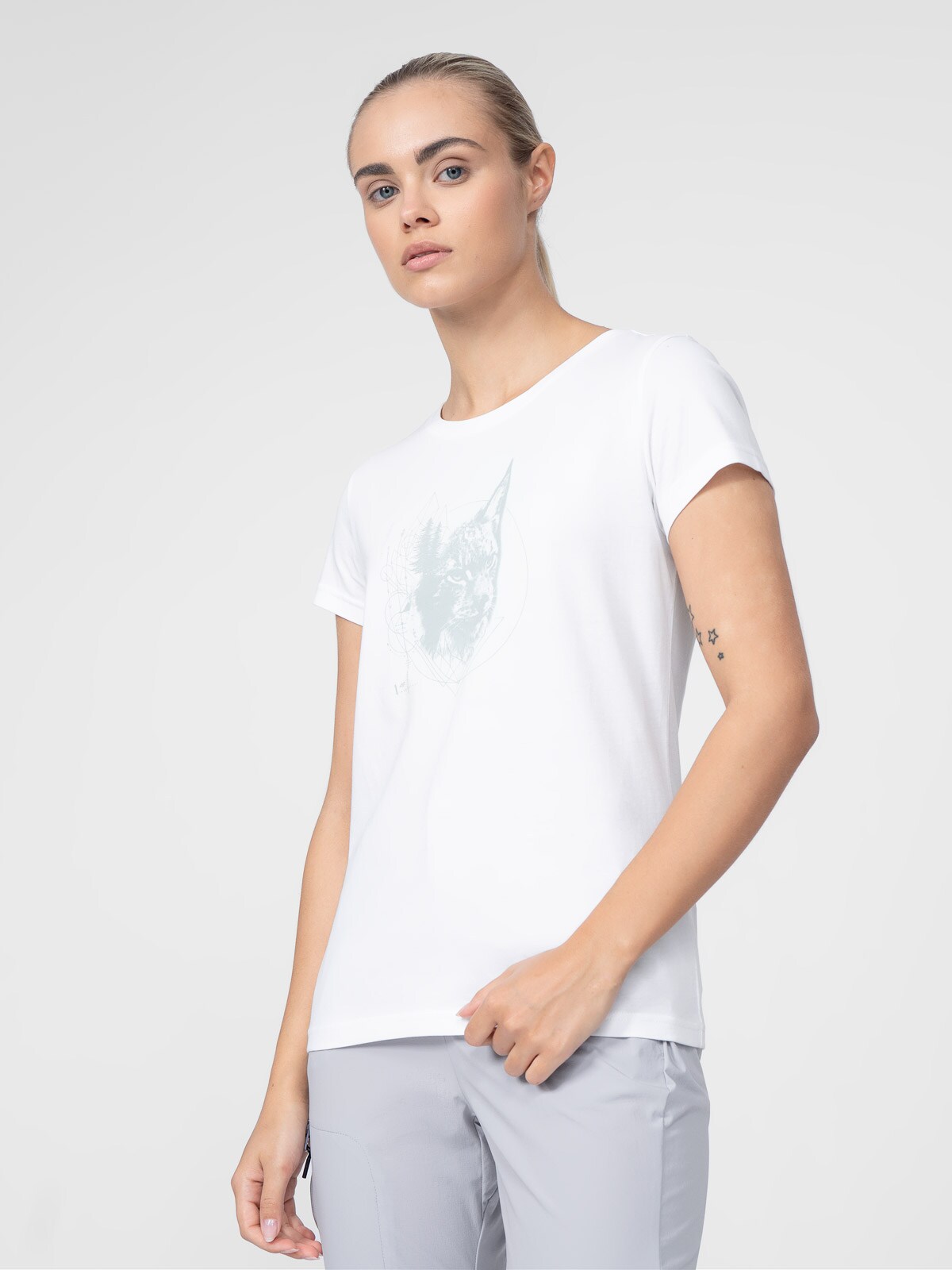 Tricou slim cu imprimeu pentru femei