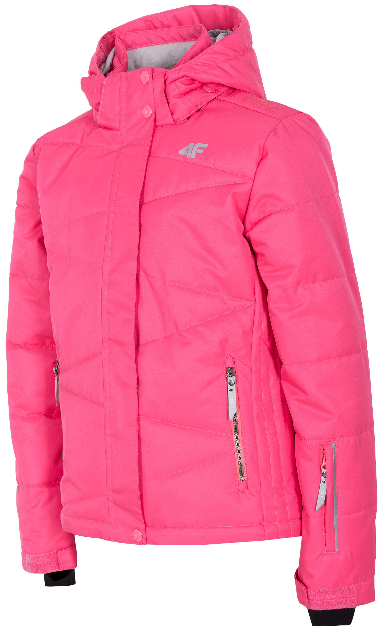 Jachetă de schi pentru copii mici (fete) JKUDN300 - fuxie