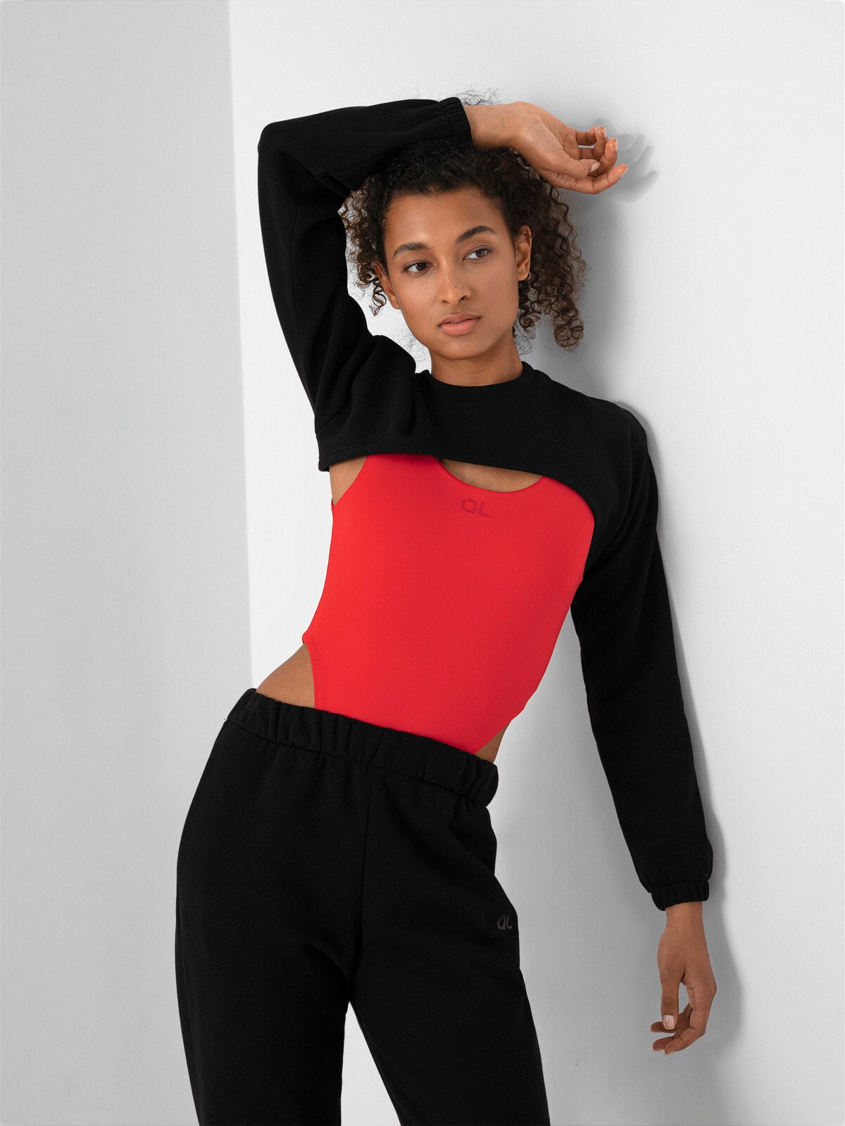 Bluză bolero crop top pentru femei 4F x AL