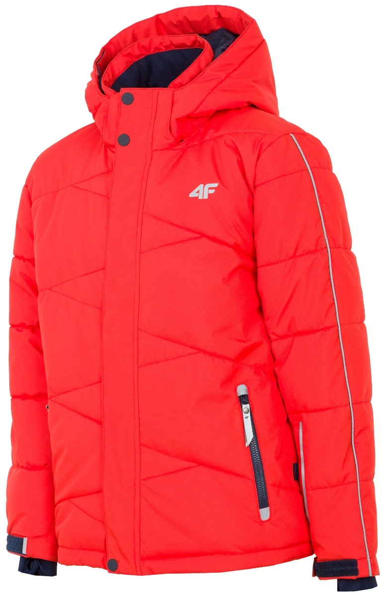 Jacheta de schi pentru copii mari (băieți) JKUMN400 - roșu